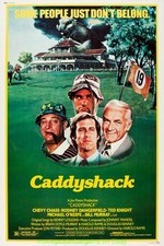CADDYSHACK MOVIE POSTER  MINT 40 BY 60 GOLF COMEDY  CHEVY CHASE BILL MURRAY