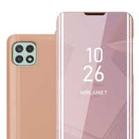 Handy HüLle FüR Samsung Galaxy A22 5G SchutzhüLle Case Spiegel Cover Tasche Etui