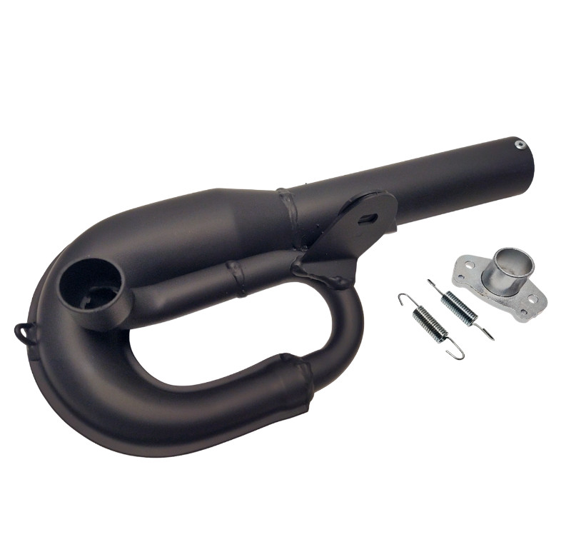 Pot d'échappement Simonini Anaconda V2 noir pour mobylette Peugeot 103 RCX