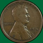 1914-S Lincoln Wheat Cent Very Good VG Coin #42490