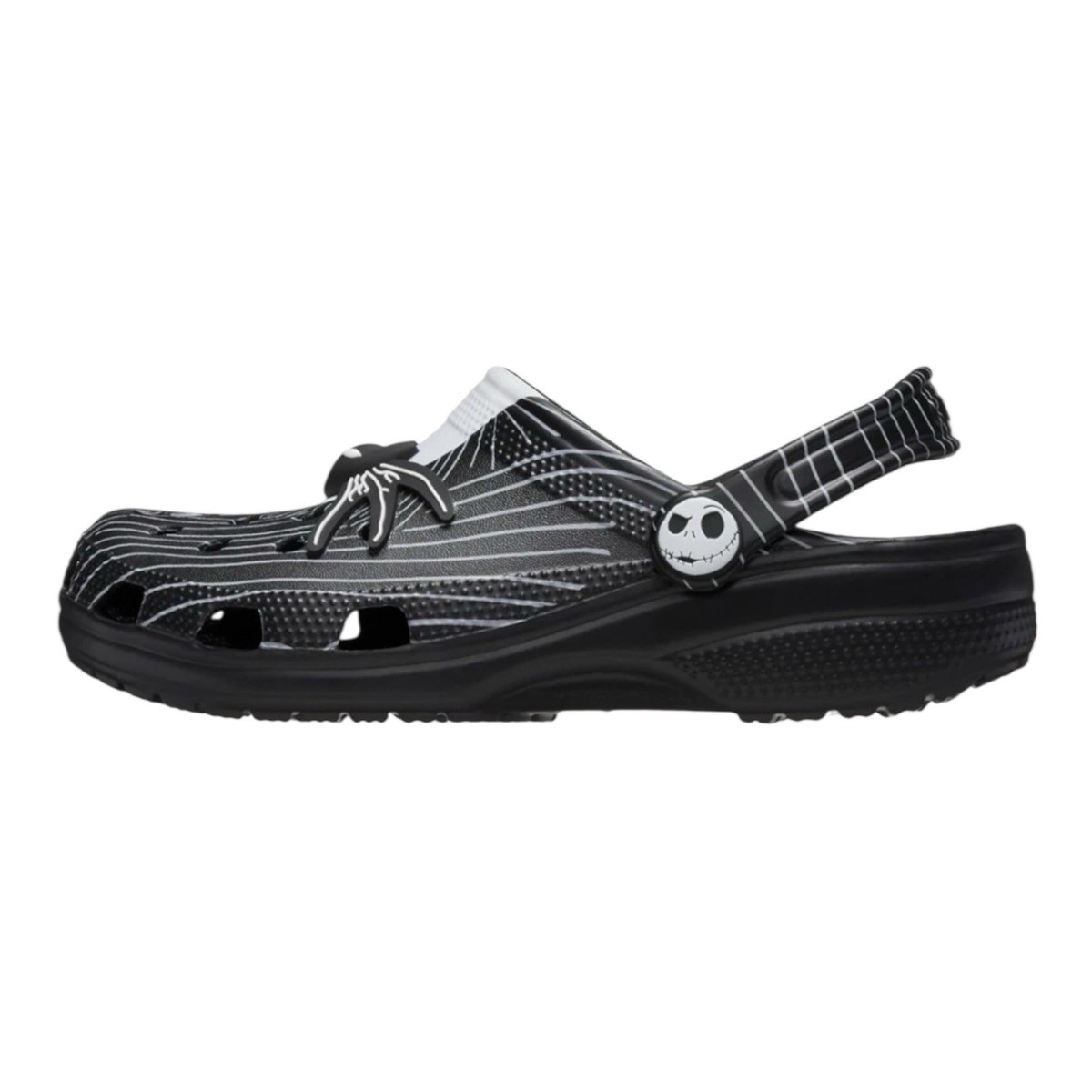 Crocs Nightmare Before Christmas Jack Skellington Clogs Mens‎ 13 Black Jibbitz Crocs - Brandclub - Crocs Men main image 4