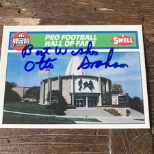 1990 Swell Greats #156 Otto Graham Signed