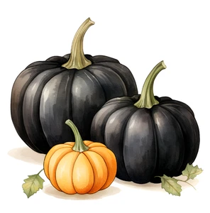 Pumpkin Halloween Self Adhesive Sticker