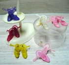 Vtg Barbie SUPERSTAR 70s 80s HUGE Doll SHOE Lot T-STRAP HIGH HEELS 6 Pair #11