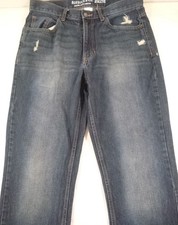 Sears Roebuck-Mens Jeans-Distressed-Size 32x32-100 Cotton-"Athletic Cut"