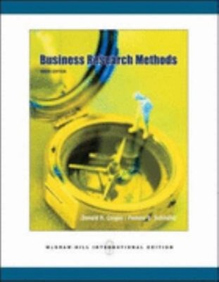 Business Research Methods Paperback Donald R. Cooper