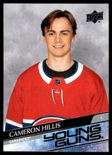 2020-21 Upper Deck Young Guns Cameron Hillis RC Montreal Canadiens #705