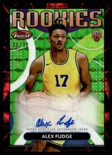 2023-24 Finest RC Autographs Red & Black Vapor Refractors Alex Fudge Auto 08/10