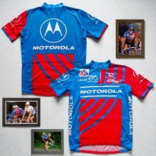 RARA maglia ciclismo vintage 1992-93 Giordana Motorola Eddy Merckx Lancia Armstrong L
