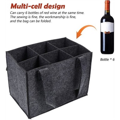 Wine Enthusiast's Favorite kompakte Tasche für bis zu 6 Weine in Standardgröß
