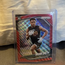 2025 Panini Prizm Arian Smith Rookie Prizm Red Wave /149 RC #391