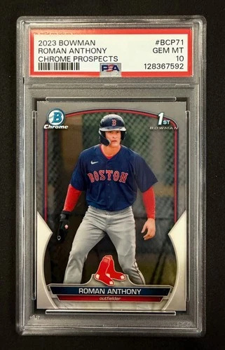 2023 Bowman - Chrome Prospects Roman Anthony #BCP-71 (1st Bowman) PSA 10