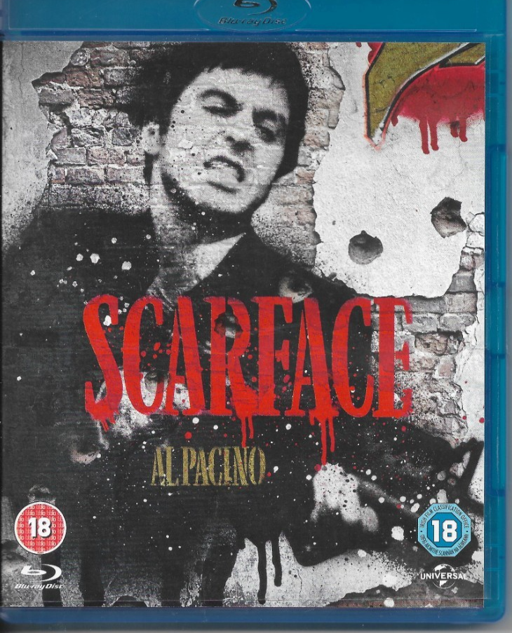 Scarface Blu Ray Al Pacino Michelle  Pfeiffer