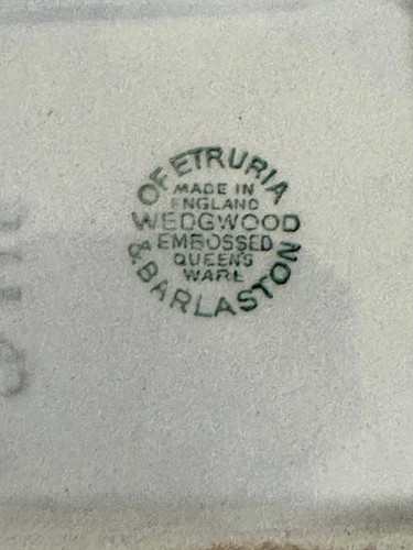Two Antique Wedgwood of Etruria & Barlaston Queens Ware Blue Square Pin Dish - 第 9/18 張圖片