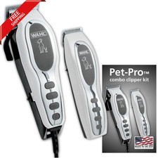 WAHL Professional PET CLIPPERS Dog Grooming Kit Heavy Duty Trimmer Thick Hair US