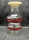 Vintage Godfather’s Pizza Coca Cola Carafe Glass Pitcher