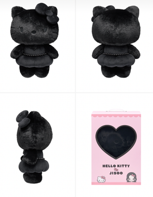 HELLO KITTY ♡ JISOO 40cm ぬいぐるみ　黒　ブラック Blackpink Jisoo x Hello Kitty 40cm Plush Doll 5 Types Limited