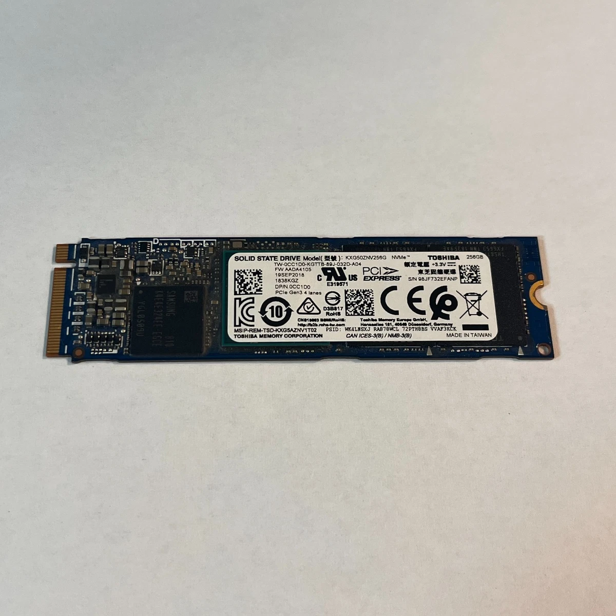 Toshiba M.2 Interface 256 GB Solid State Drives for sale | eBay