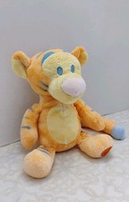 Disney Store Exclusive Original Tigger Cuddle Pastel Color Stuffed Animal 10"