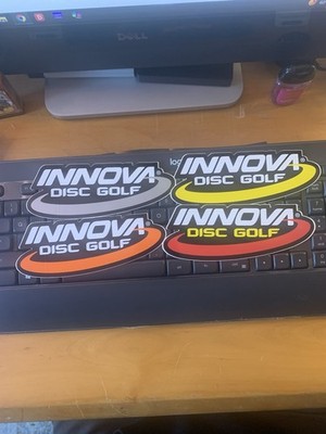 Innova Discs Sticker Disc Golf INNOVA MINI BURST LOGO VINYL DIE-CUT STICKER LOT of 4 | eBay