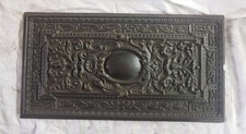 uralte Ofenplatte Gusseisen um 1890 dekorativ   Nr. 2
