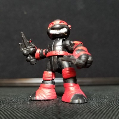2016 Teenage Mutant Ninja Turtles Stealth Raphael Blind Bag Mini figure Rare #12