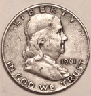 1961-D Franklin Half Dollar - Very Fine - #6558EB