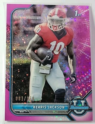 Kearis Jackson 2022 Bowman Chrome University Pink Mini Diamond Refractor 27 /150
