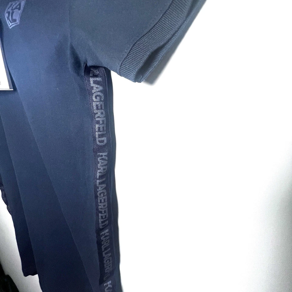 Polo Karl Lagerfeld azul marino, talla XXL Foto 3 de 4