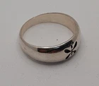 Butterfly Ring 925 Silver & Enamel Jewellery size M 1/2 Vintage Y2K NOS