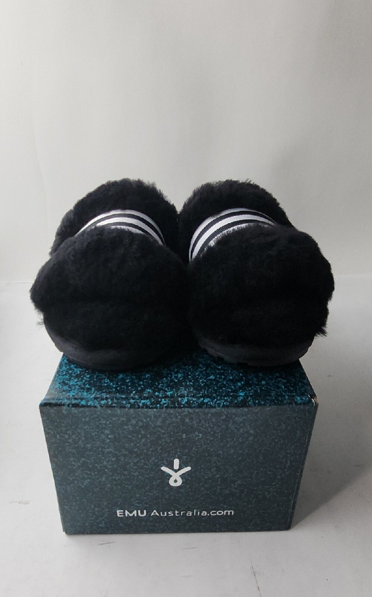 EMU Australia Wrenlette Black Women / Girls Slippers Gray