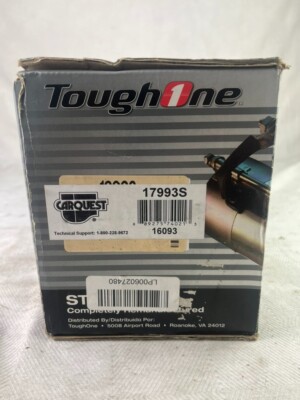 ToughOne Carquest Completely Remanufactured Starter Motor 17993S