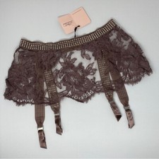 Agent Provocateur Aneliya Mink Suspender AP4 Large NWT