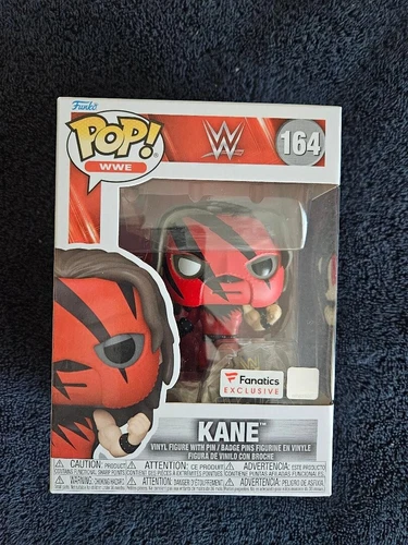 Funko Pop! WWE Fanatics Exclusive KANE with Pin #164, New, FREE Shipping
