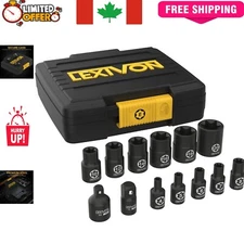 13-Piece E-Torx Socket Set in Chrome Vanadium - Durable Storage Case Included