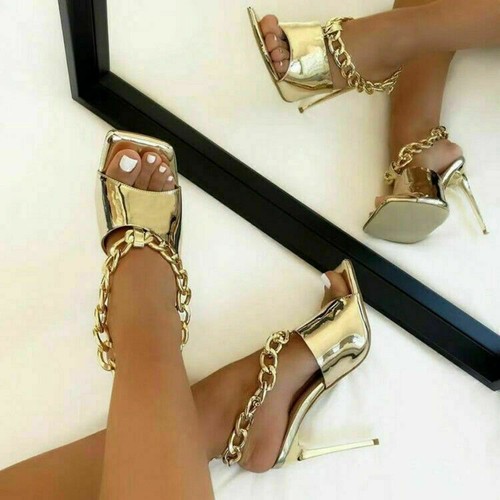 Ladies High Heels Sexy Women Flat Toe 