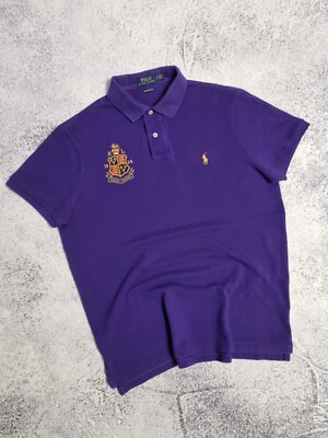 Polo Ralph Lauren Purple Polo T-Shirt, Size L | eBay