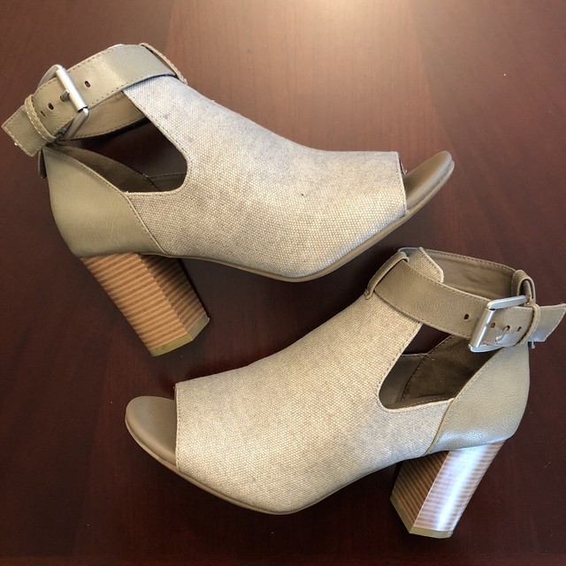 Solesenseability Open Toe Heel Booties Sz. 8.5 | eBay