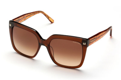 NWT Guess Marciano Sunglasses GM 740 48F Dark Brown / Gradient Brown 58mm GM0740