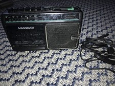 Magnavox Radio Cassette Recorder D7185 AM / FM Radio Tested Works