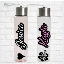 Personalized Water Bottle  Monogram Water Bottle 18oz Water bottle Gift 
