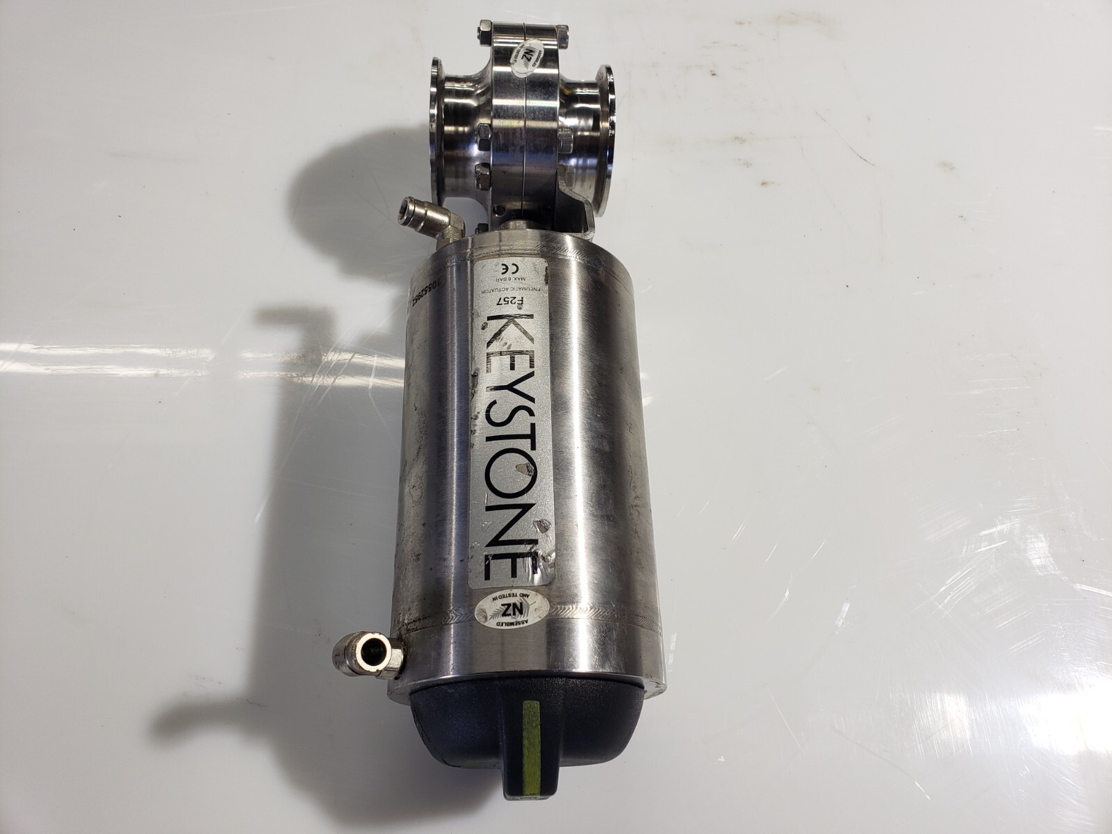 F257 KEYSTONE STAINLESS STEEL PNEUMATIC ACTUATOR quarter turn style