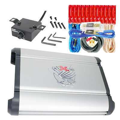 SOUNDXTREME ST-5000.1 5000 WATT CLASS D MONOBLOCK AMPLIFIER + 0 GAUGE AMP KIT