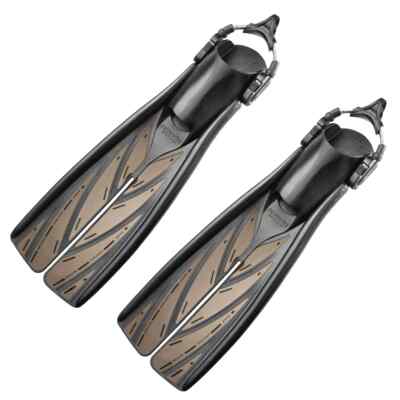 Atomic Aquatics Splitfin Smoke mit Springs - Neuware