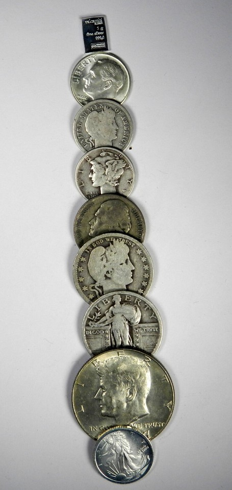 SILVER ESTATE LOT SALE ~ OLD COINS BULLION SILVER BARS .999 GOLD ~ 90% ...