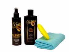 McKee's 37 Wax Remover and Plastic Trim Restorer Combo (3-Piece) - car auto