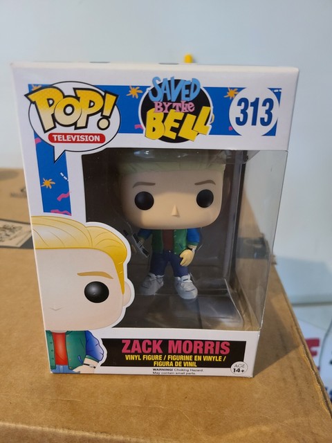 New / Rare ZACK MORRIS FUNKO POP TELEVISION SAVED BY THE BELL Vinyl Figure #313 for sale online