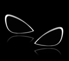 Cornice copri faro cromata per Mercedes Benz Classe A W168