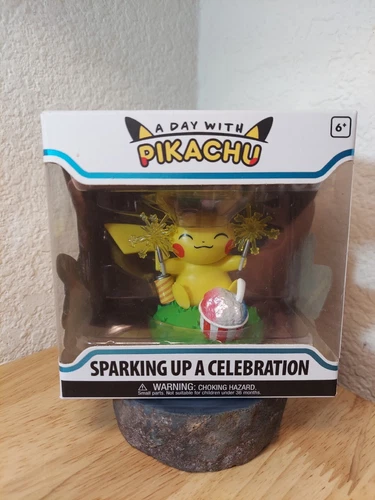 Funko Pokemon - A Day with Pikachu Figure - Sparking Up A Celebration Figure