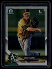 2018 Bowman Draft #BDC-92 Calvin Coker Chrome Refractors